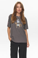 Numph Prima T-Shirt - Dark Grey